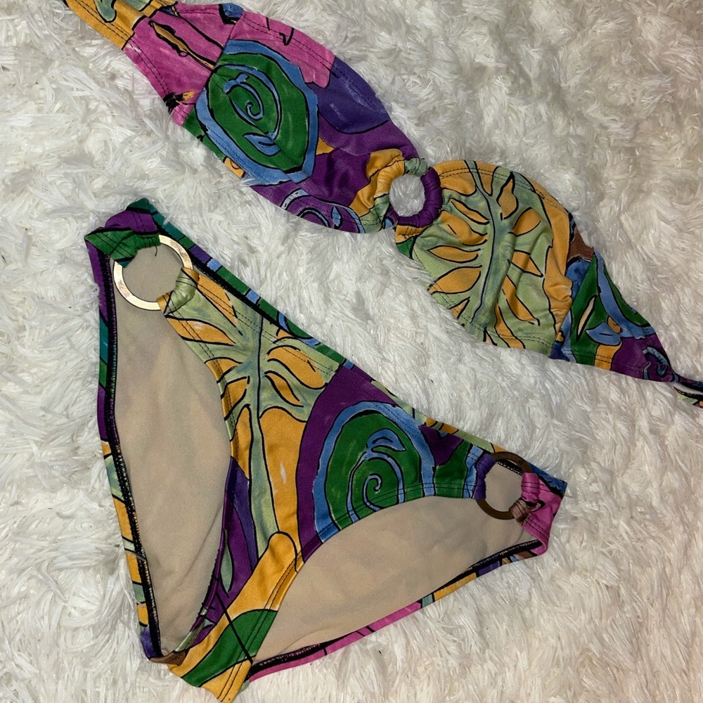 Vintage 90s tube top bikini